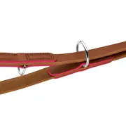 Hunter Verstelbare Hondenriem Garda Cognac & Roze