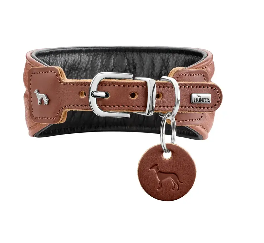 Ergonomische Hondenhalsband Arvika Cognac