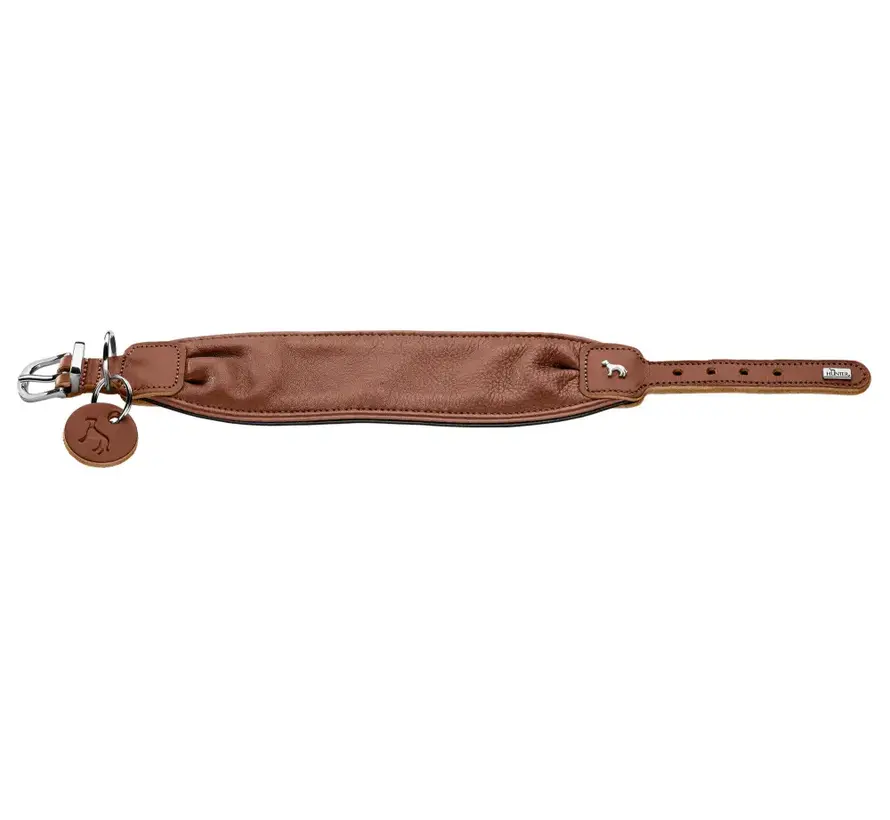 Ergonomische Hondenhalsband Arvika Cognac