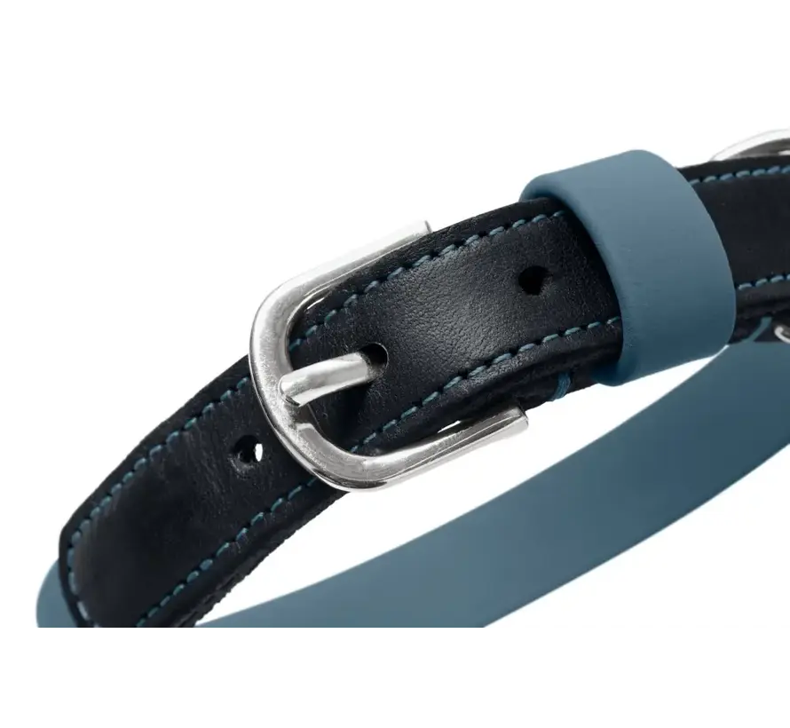 Hondenhalsband Wolmar BioThane® Blauw