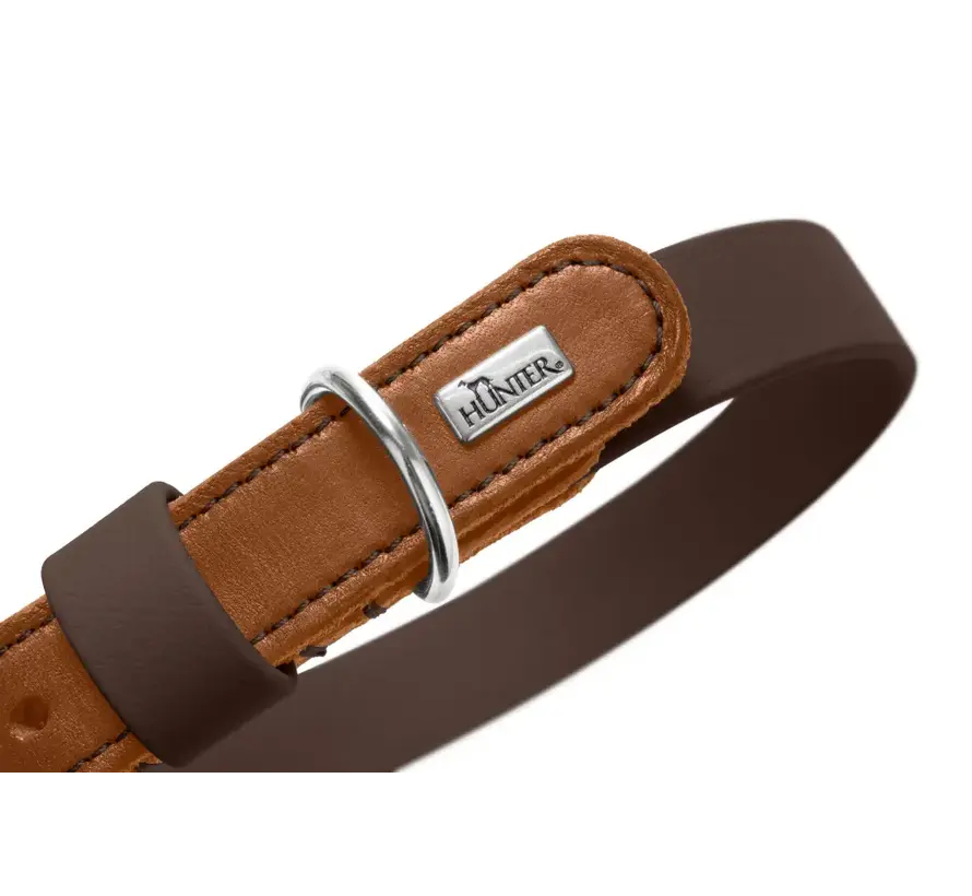 Hondenhalsband Wolmar BioThane® Bruin
