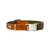 Hunter Hondenhalsband Wolmar Alu Strong BioThane® Khaki