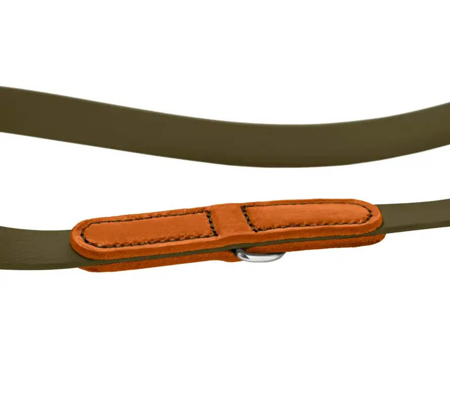 Verstelbare Hondenriem Wolmar  BioThane® Khaki