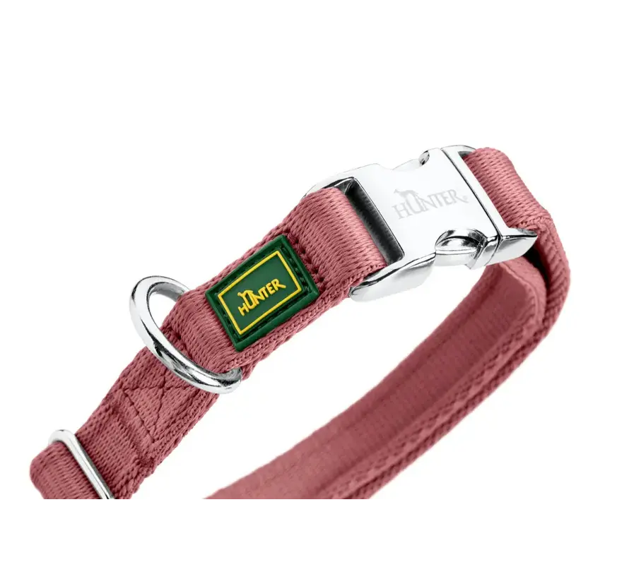 Dog Collar Inari Alu Strong Pastel Red