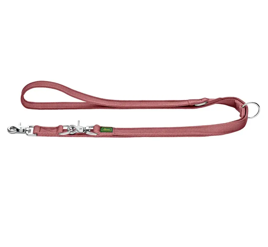 Adjustable Dog Leash Inari Pastel Red