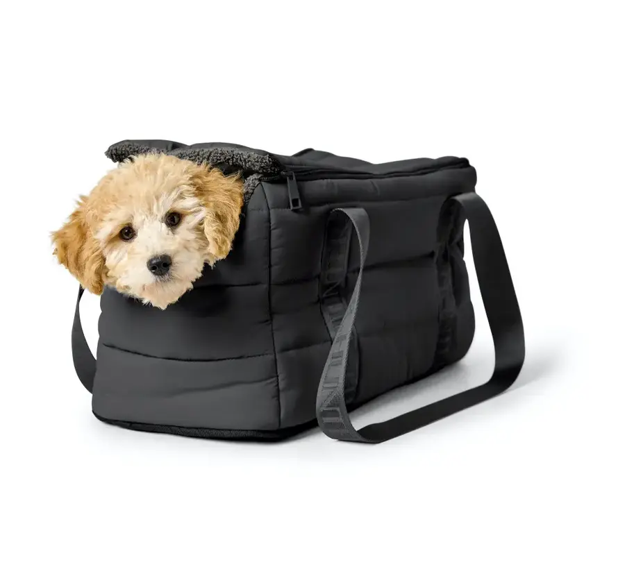 2-in-1 Dog Carrier & Dog Blanket Seoul Black