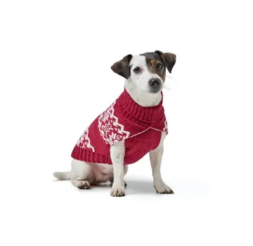 Hunter Dog Sweater Birka Red