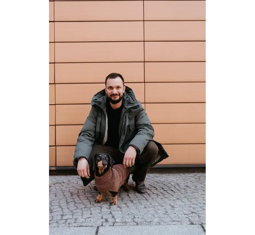 Dog Sweater Birka Brown