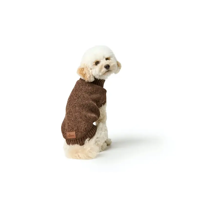 Dog Sweater Birka Brown