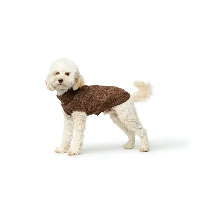 Dog Sweater Birka Brown