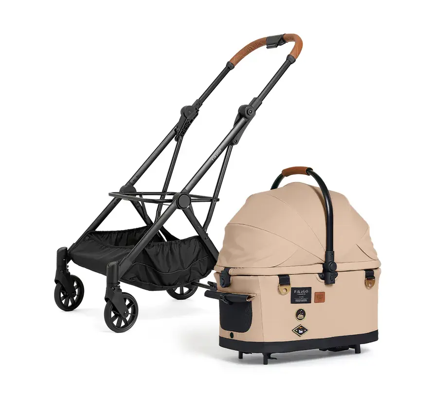 Pet Stroller Flytta Plus Hygge Beige