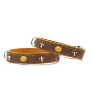Maul Hondenhalsband Ibiza Mokka - Geel
