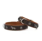 Maul Teckel Hondenhalsband Premium Cognac