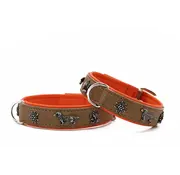 Maul Teckel Hondenhalsband Premium Oranje