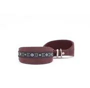 Maul Windhondenhalsband Borte Aubergine