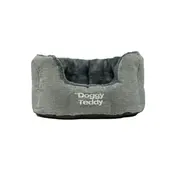 Pet-Joy Dog Bed Teddy Strong Light Grey