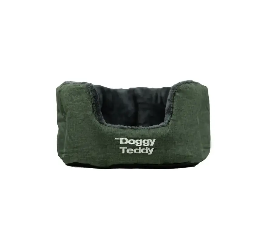 Dog Bed Teddy Strong Dark Green