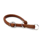 Maul Retrieverhalsband Cognac Edelstaal