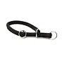 Retrieverhalsband Zwart Edelstaal