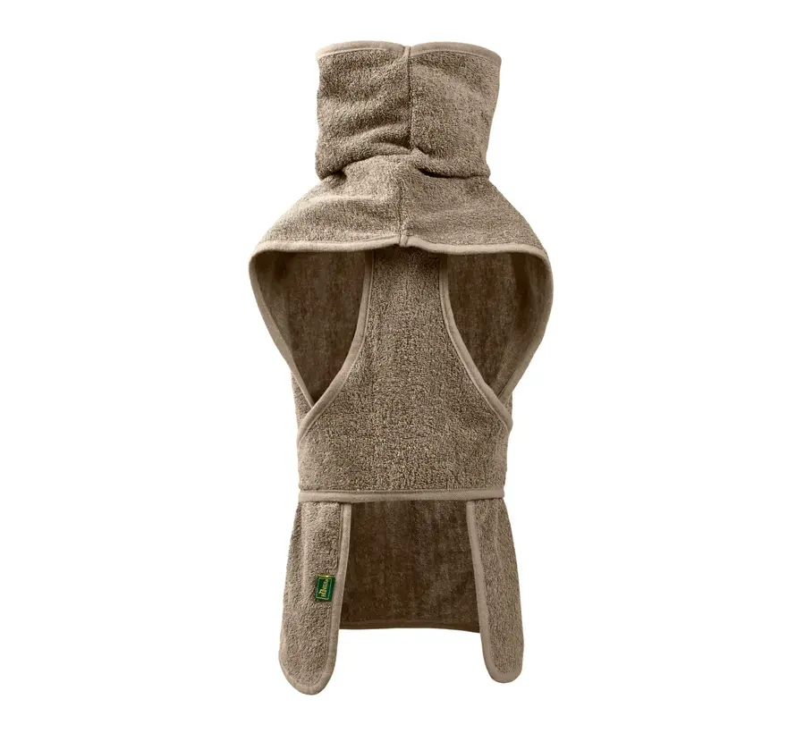 Dog Bathrobe Riga Taupe