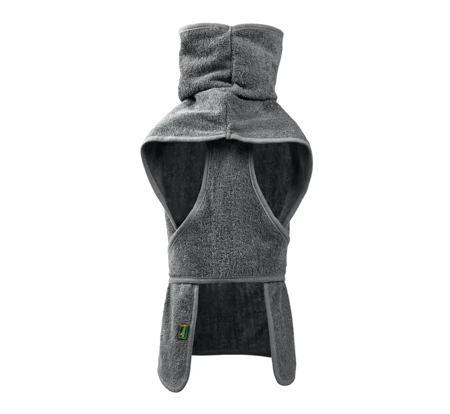 Dog Bathrobe Riga Grey