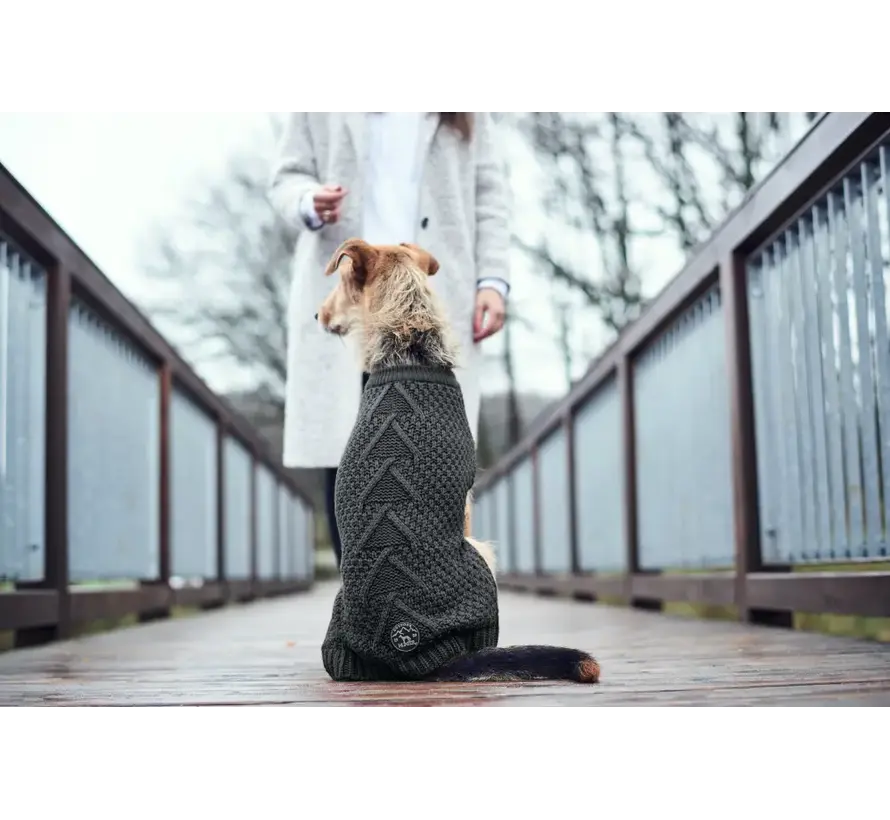 Dog Sweater Malmö Anthracite