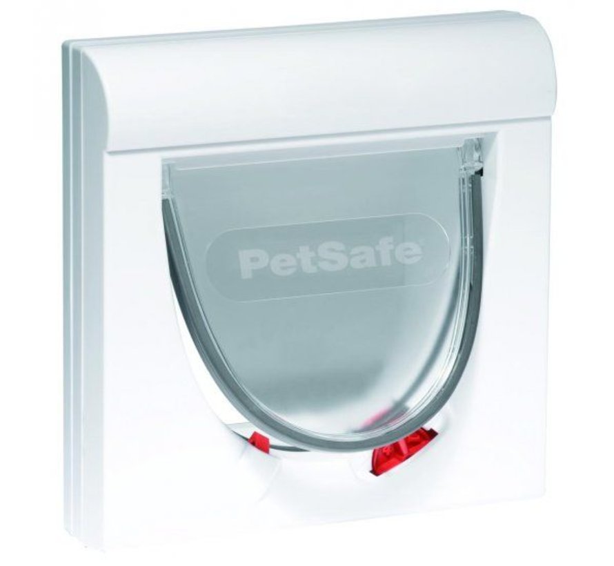 Staywell magnetic white cat flap
