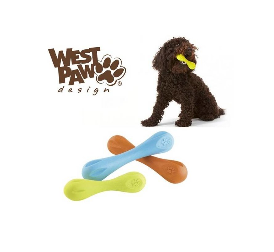 West Paw Zogoflex Mini Aqua Hurley dog toy