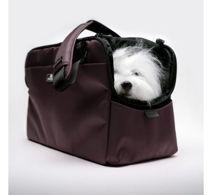 Atom Chocolate Luxe Reistas & Draagtas voor Honden en Katten  Chocolate