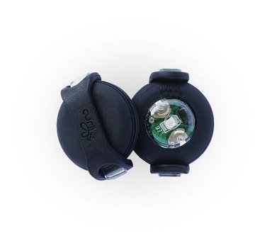 Curli Luumi Dog Safety Light Black – Set of 2