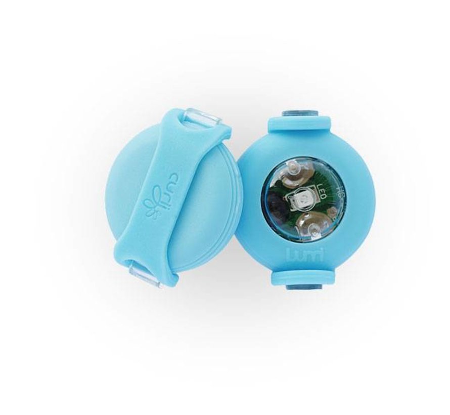 Luumi Dog Safety Light Blue – Set of 2