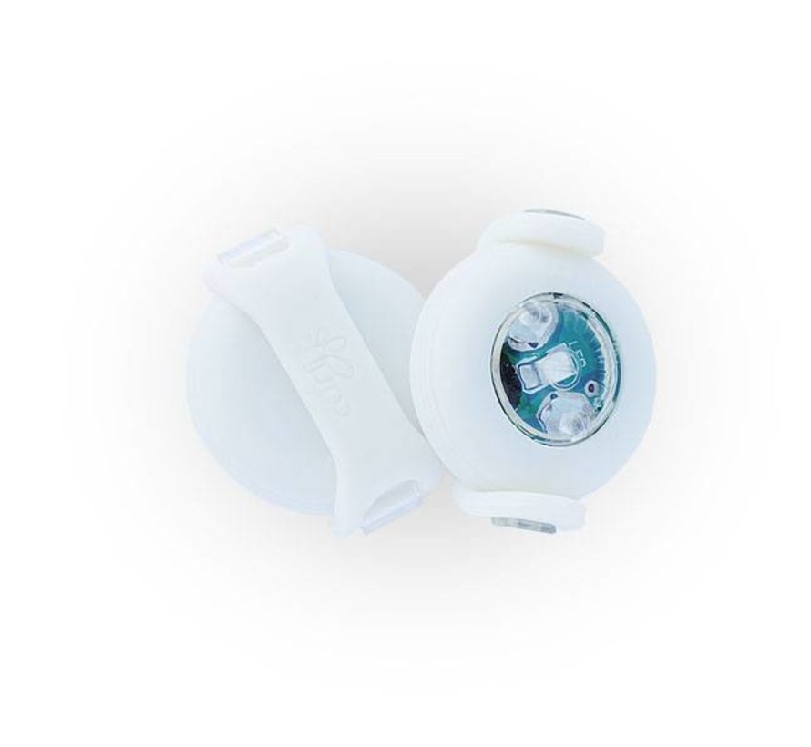 Hondenlampje Luumi Wit – Set van 2