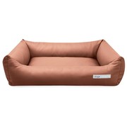 Dogsfavorite Dog Bed Faux Leather Cognac