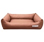 Dog Bed Faux Leather Cognac