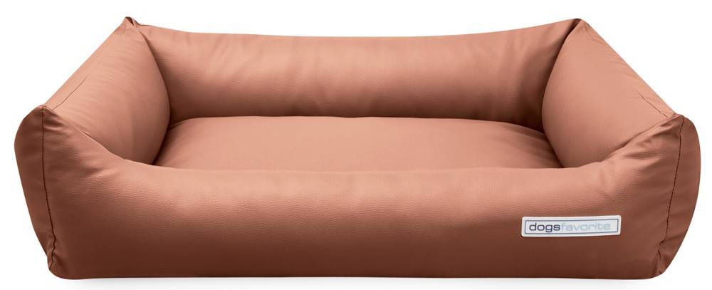 Dogsfavorite Hondenmand Kunstleer Cognac dogsfavorite kopen in de aanbieding