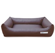 Dogsfavorite Dog Bed Faux Leather Brown