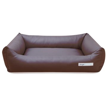Dogsfavorite Dog Bed Faux Leather Brown