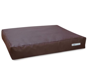 Dogsfavorite Dog Cushion Big Pad Leatherette Brown