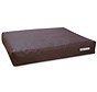 Dog Cushion Big Pad Leatherette Brown