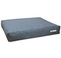 Dog Cushion Big Pad Faux Leather Grey