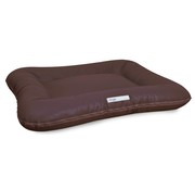 Dogsfavorite Dog Bed Classic Faux Leather Brown