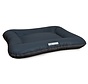 Dog Bed Classic Leatherette Dark Grey