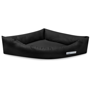 Dogsfavorite Dog Bed Dogs Corner Leatherette Black