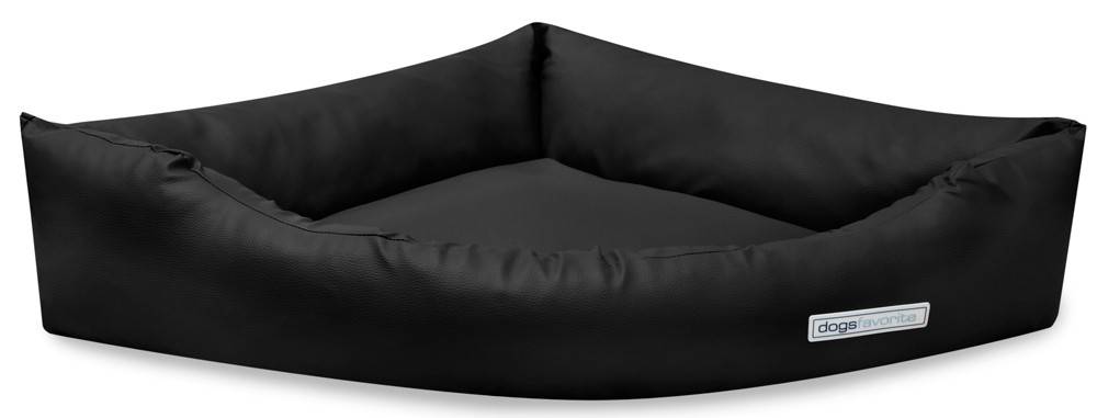Hondenmand Dogs Corner Kunstleer Zwart