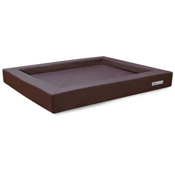 Dogsfavorite Dog Bed Relax Faux Leather Brown