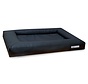 Dog Bed Cube Faux Leather Dark Grey