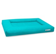 Dogsfavorite Hondenmand Cube Kunstleer Turquoise