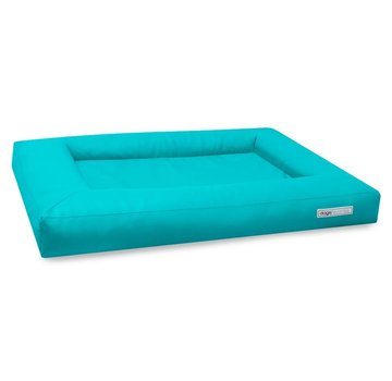 Dogsfavorite Dog Bed Cube Artificial Leather Turquoise