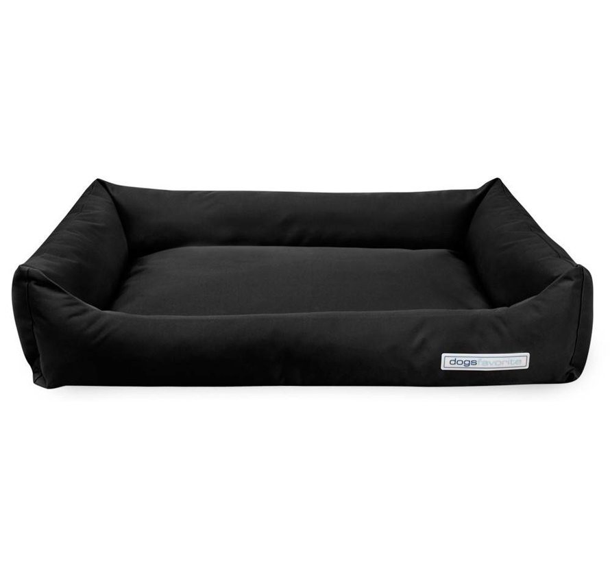 Dog Bed Comfort Outdoor Black
