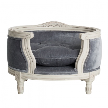 Lord Lou Hondenmand George Silver Grey Velvet lord lou kopen in de aanbieding